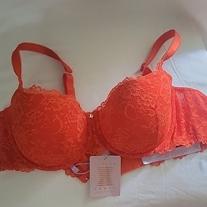 SavageXFenty floral lace padded bra